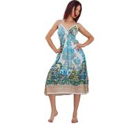 Vestito donna mini abito sangallo etnico Ibiza cotone boho gipsy sexy IND-2552