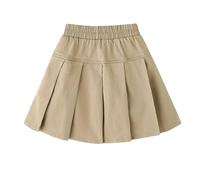 Vestito Elegante Bambina-Gonna A Pieghe per Bambine, con Elastico in Vita, per La Scuola, con Linea Ad A, per Abiti Casual Autunnali per Bambini Piccoli.