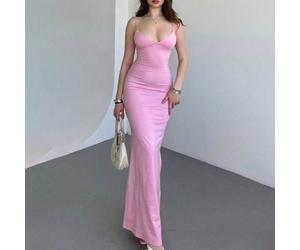 Vestito elegante sexy e romantico da donna per appuntamento al tramonto, per San Valentino, attillato con pizzo L,M,S,XSTessuto in maglia