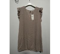 Vestito Rosa A Fiore Taglia 38 Kookai 100% Poliestere