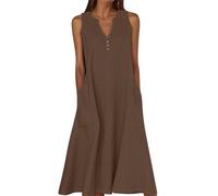 Vestito Estivo Donna Lungo Vestito Bianco Donna Elegante Copricostume Anni 50 Abiti Aderente Mamma della Sposa Taglie Forti XXXL Essential Righe