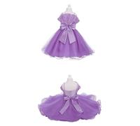 Vestito Feste Natale Bambina Fiocco - Party Girl Princess Christmas Dress 020002