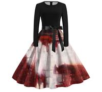 Vestito Gotico da Donna Abito Rinascimentale retrò Curvy Lungo Carnevale Punk Vintage Elegante Vestiti Medievale Oversize Lunghi Halloween Cosplay Feste