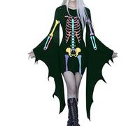 Vestito Gotico da Donna Elegante Abito Gotico Medievale con Spalle Scoperte Slim Fit Vestito da Cerimonia Maniche Svasate con Lacci Abito da Ballo Costume Rinascimentale/medievale per Halloween