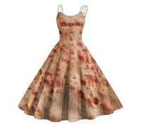 Vestito Gotico Donna,Medievale Donna Curvy Abito Vestiti Costume Rinascimentale Punk Vintage Stile Rinascimento Oversize Lunghi per Gioco di Ruolo