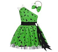 Vestito Halloween Bambina per Ragazza Gonna Tulle Costume da Strega Zucca Neonato Vampiro Carnevale Cosplay Festa Abito