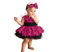 Vestito Halloween Bambina Vampira - Costume da cavernicolo per Bambini per Bambini, per Ragazze, per Halloween, con Ossa di Cane, Storico Abito in a Rete, da Principessa, Abiti Cosplay