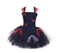 Vestito Halloween Bambina,Vestito per Ragazza Costume Gotico di Travestimento Fancy Dress Tenue Bebe Fille de Fête Danse Pageant Filles Carnevale, Cosplay