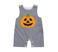 Vestito Halloween Neonato Vestiti Cosplay Tutina Tutine Cotone da pipistrello Costume Zucca Teschio Fantasma Stampa Il Mio Primo di