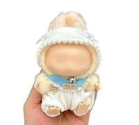 Vestito La-bu-bu 17cm - Set Carino alla Moda - Adatto a La-bu-bu 1a 2a 3a generazione/Posizione in Piedi/Posizione Seduta. Adatto per: pop mart/Labubu (F38)