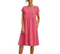 Vestito Lungo Donna Abiti da Cerimonia Donna Lunghi Eleganti Eleganti Abbigliamento Palestra Sportivo Battesimo Tubino Rosa a Kimono vedtiti Moda Mare 2025