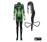 Vestito Maschera Carnevale My Hero Costume Cosplay Froggy Accademia MYHER03
