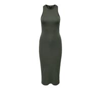 Only Onlbelfast S/L Midi Dress Jrs Noos, Vestito Donna, Beluga, M