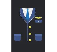 Vestito per i piloti Quaderno: principianti di volo Taccuino A5 quadretti Quaderno Schizzi Blocco note ragazzi l'agenda Regalopiloti Libretto - a quadretti