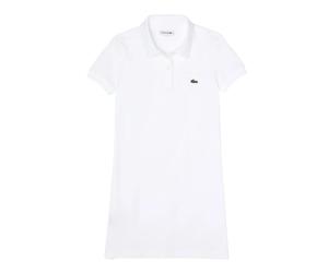 Vestito per ragazze Lacoste Pique Polo - Bianco (116 cm)