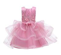 Vestito Principessa, Abito da Damigella d'Onore da Damigella d'Onore per Feste da Principessa per Ragazze per Bambini Abito da Sposa Floreale per Ragazze