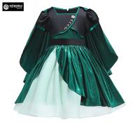 Vestito Regina Anna 2 Bambina Frozen Compleanno Carnevale Birthday Dress FV0078