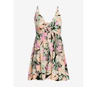 Vestito Roxy Evening Glow Flowers arancio rosa verde donna - S