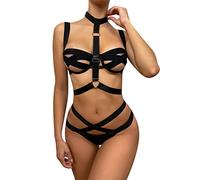 Vestito Sexydonna Reggicalze Completo Sexy Aperto Vestaglia Donna Sensuale Bodystocking Donna Lingerie Elegante Donna Reggicalze Vita Alta Perizoma Donna Seducente Mutanda Sexy Donna Body In Pelle