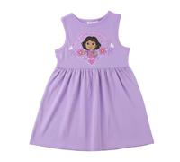 Vestito Singolo Pullover da Bambina Dora L'esploratrice per Uso Quotidiano - Vestito Singolo Pullover da Bambina con Design Divertente e Facile da Abbinare, Viola, 6 Anni