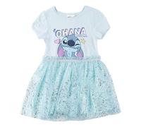 Vestito Singolo Pullover da Bambina Stitch per Uso Quotidiano - Vestito Singolo Pullover da Bambina con Design Divertente e Facile da Abbinare, Azzurro, 10 Anni