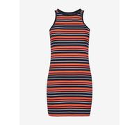 Vestito Superdry Vintage Stripe Racer arancio blu bianco donna - L
