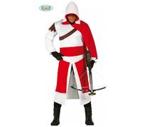 Vestito Uomo Costume Assassin'S Creed Mercenario Tempalre Altair Ezio