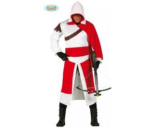 Vestito Uomo Costume Assassin'S Creed Mercenario Tempalre Altair Ezio