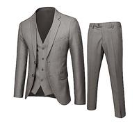 Vestito Uomo Elegante Completo - Slim Fit Abiti Cerimonia Uomo con Bottoni Classici ed Eleganti con Tasche Chic Classica Blazer Vintage per Matrimoni e Affari