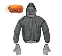 Vestito, zanzariera traspirante, flessibile, accessorio da campeggio per attività all'aperto, pesca, avventure, escursioni, viaggi, M, Refer to description