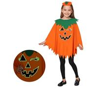 Vestito Zucca Halloween Jumpsuit Da Zucca Body Per Ragazzi E Ragazze Set Da Carnevale Unisex Vestito Di Halloween Cosplay Neonati Tuta Da Pumpkin Per Bambini Per Feste, Carnevale, Party