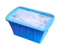 Vesto in silicone di cubo di ghiaccio extra grande-stampo a blocchi per grossi pezzi di ghiaccio, design a rilascio di facile rilascio | Maker ICES per attività all'aperto, uso più fresco in campeggio