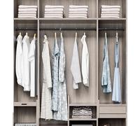 Vesto per abiti in acciaio inossidabile regolabile per gli armadi per armadi Balcone Balcone Canta per abiti telescopici per punzonatura Necessita di un palo della lavanderia estensibile per abiti