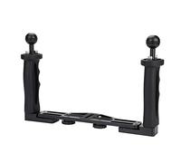 Vesto stabilizzatore portatile Zenithaur con impugnature a doppia maniglia, 1 viti da 4 pollici per accessorio per la custodia della telecamera subacquea, nero