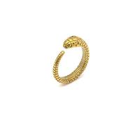 Vestopazzo anello serpente in ottone.Nickel tested.Lavorazione artigianale.Taglia unica misura regolabile (esotico)