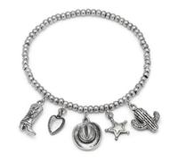 Vestopazzo Bracciale El. Pendenti Mix Texas LO00179