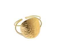 Vestopazzo bracciale fascia in ottone con placca grande, effetto battuto. Modello aperto regolabile. Altezza 5cm circa.Nickel tested. Lavorazione artigianale.DD11122