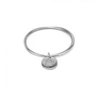 Vestopazzo BRACCIALE RIGIDO CON LETTERA IN ALLUMINIO RICICLATO - NICKEL TESTED