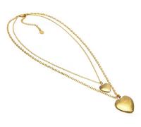 Vestopazzo Collana 2 Catene Cuori Bombati DD04029