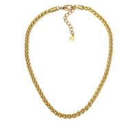 Vestopazzo collana a catena intrecciata in ottone, lavorazione artigianale, Nickel testato DD04033