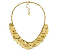 VestoPazzo Collana Multi Monete Ottone