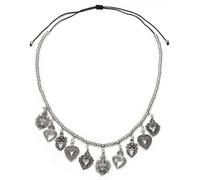 Vestopazzo Collana Regolabile Pendenti Cuori Sacri LO53127