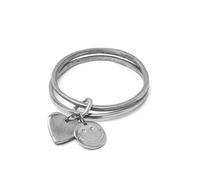 VestoPazzo doppio bracciale cuore/smile