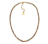 VESTOPAZZO FIESTA COLLANA MINI PAILLETTES Ottone morbida mini rondelle vetro