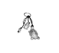 Vestopazzo Portachiavi con tartarughe. Realizzato a mano in alluminio 100% riciclato. Nickel tested AL06021