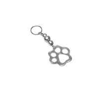 Vestopazzo Portachiavi impronta zampa. lavorazione artigianale in alluminio 100% riciclato.Nickel tested AL06052