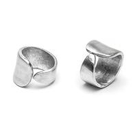 Vestopazzo ANELLO A FASCIA IRREGOLARE IN ALLUMINIO 100% RICICLATO, MISURA REGOLABILE, NICKEL TESTED AL16219