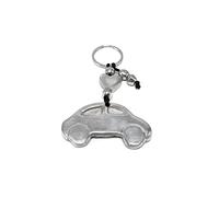 Vestopazzo Portachiavi automobile. Realizzato a mano in alluminio 100% riciclato Nickel tested AL06045
