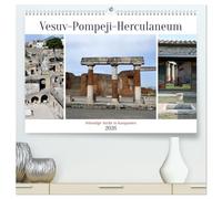 Vesuv-Pompeji-Herculaneum, lebendige Antike in Kampanien (hochwertiger Premium Wandkalender 2026 DIN A2 quer), Kunstdruck in Hochglanz: Bilder von den ... Vulkanausbruchs des Vesuv im Jahr 79 n. Chr.