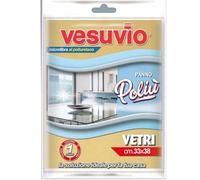 VESUVIO PANNO VETRI MICROFIBRA 30X35 C/TRATTAMENTO AL POLIURETANO